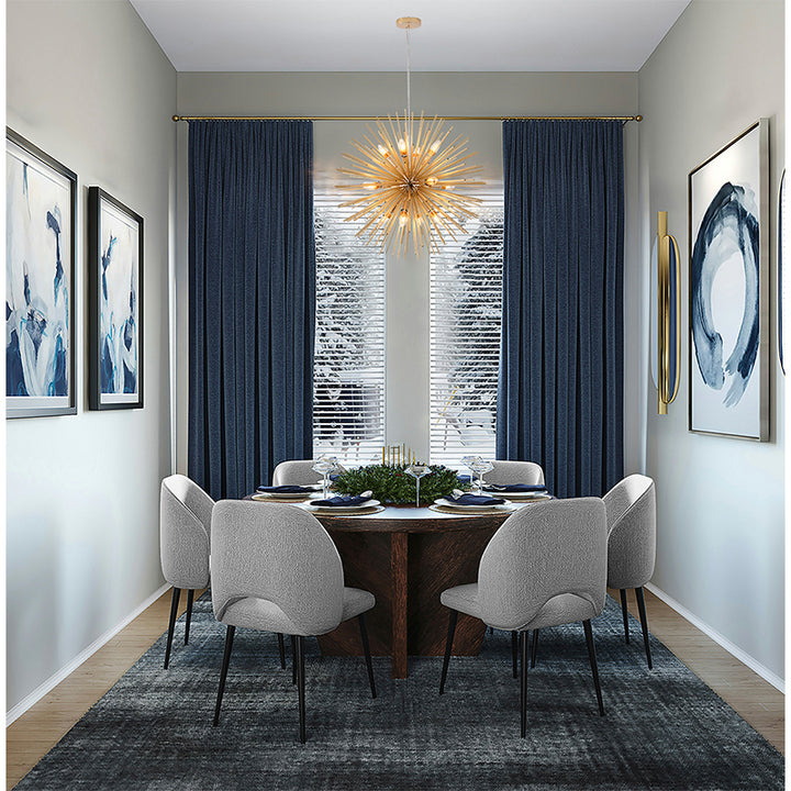 Aluminum Brass Sputnik Chandelier by Bethel - view 5