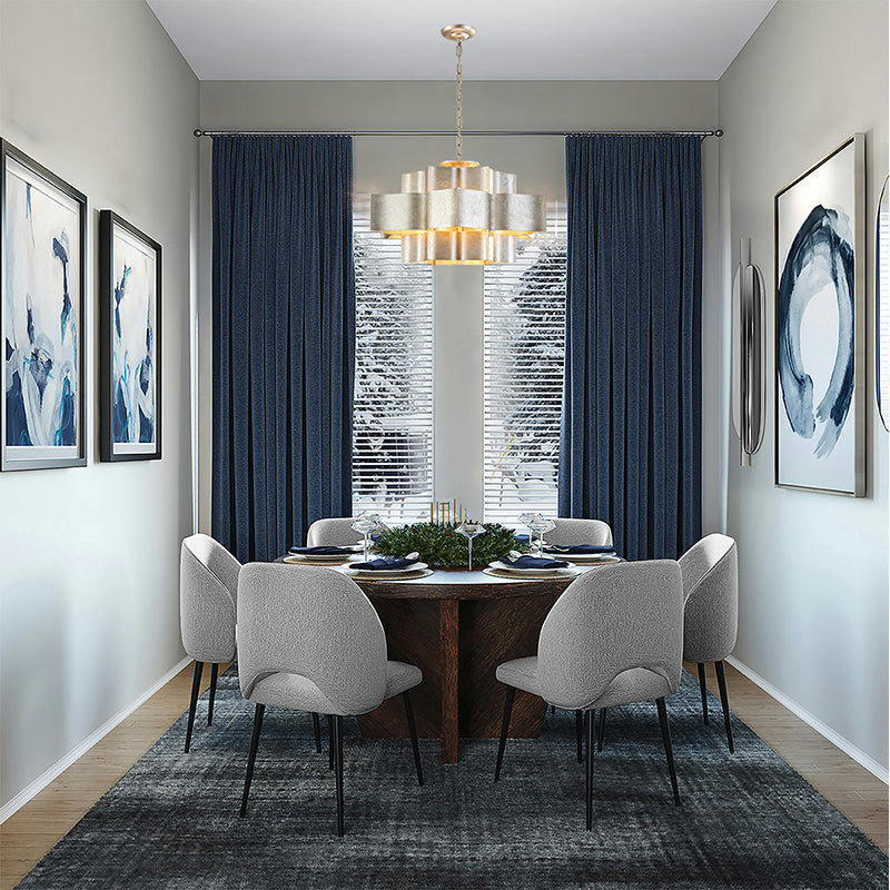 Three Tier Chandelier with Leaf Interior by Bethel - view 6