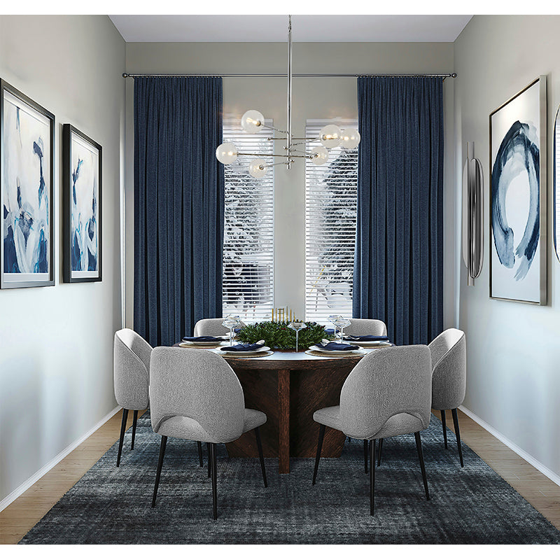 Metal Frame Ceiling Fixture with Clear Glass Globe Shades by Bethel - view 6