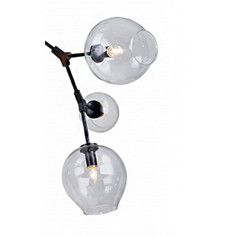Frame Ceiling Fixture with Clear Glass Open Shades by Bethel - view 2