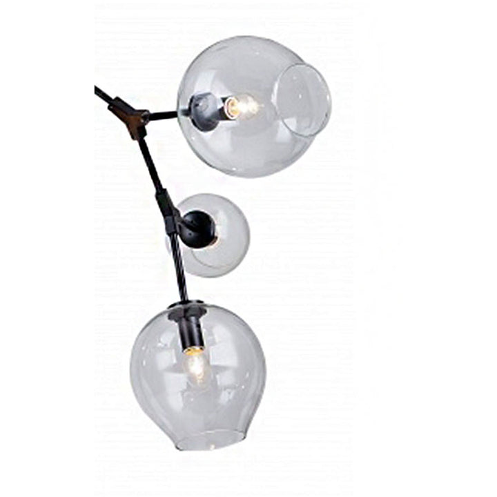 Frame Ceiling Fixture with Clear Glass Open Shades by Bethel - view 2