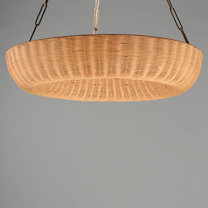 Bower Pendant Natural / Natural Aged Brass alternate view