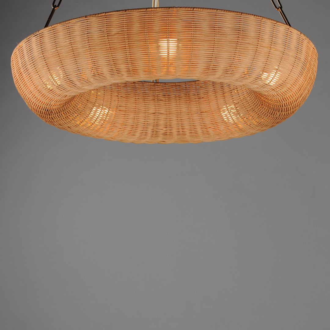 Bower Pendant Natural / Natural Aged Brass alternate view