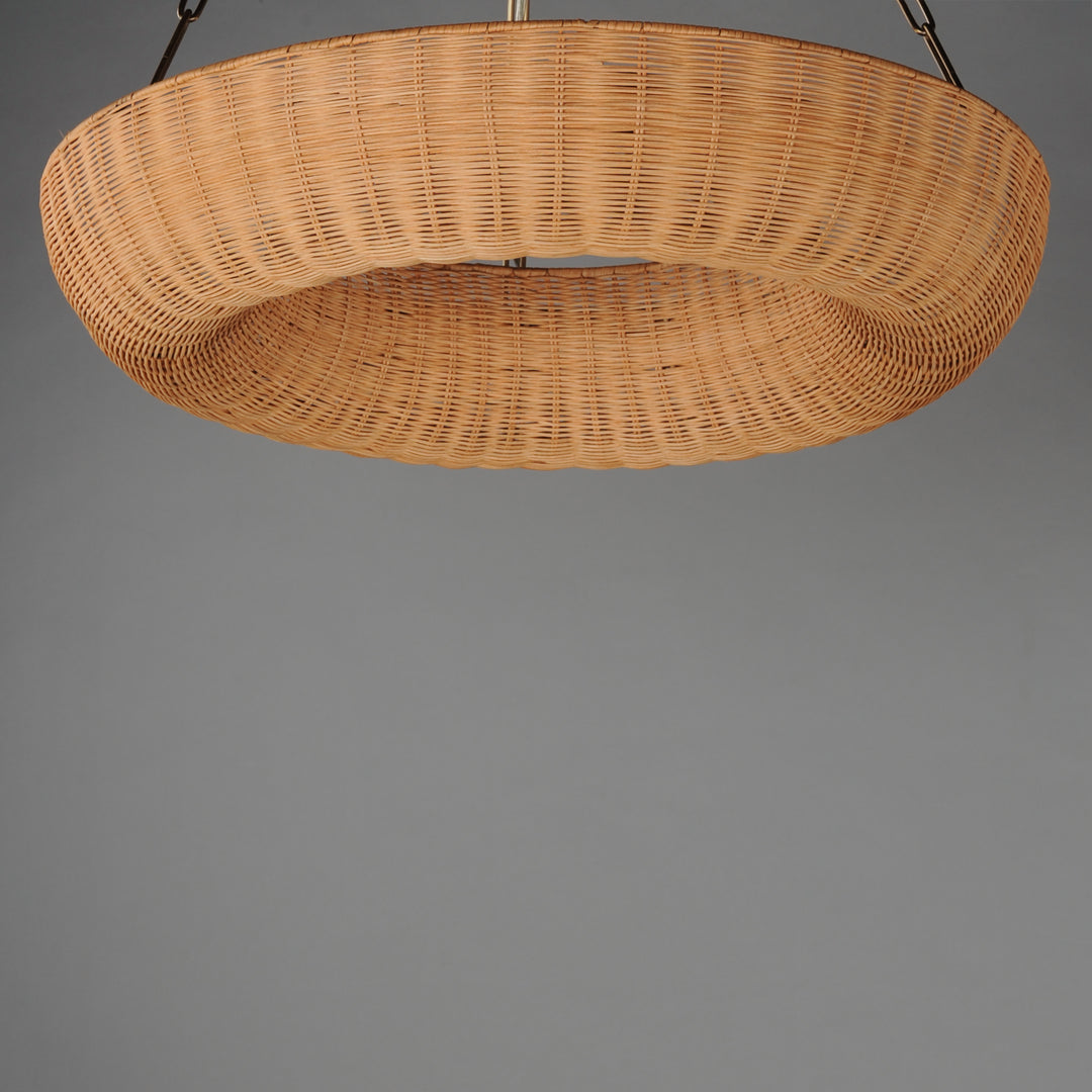 Bower Pendant Natural / Natural Aged Brass alternate view