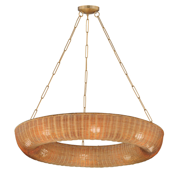 Bower Pendant Natural / Natural Aged Brass