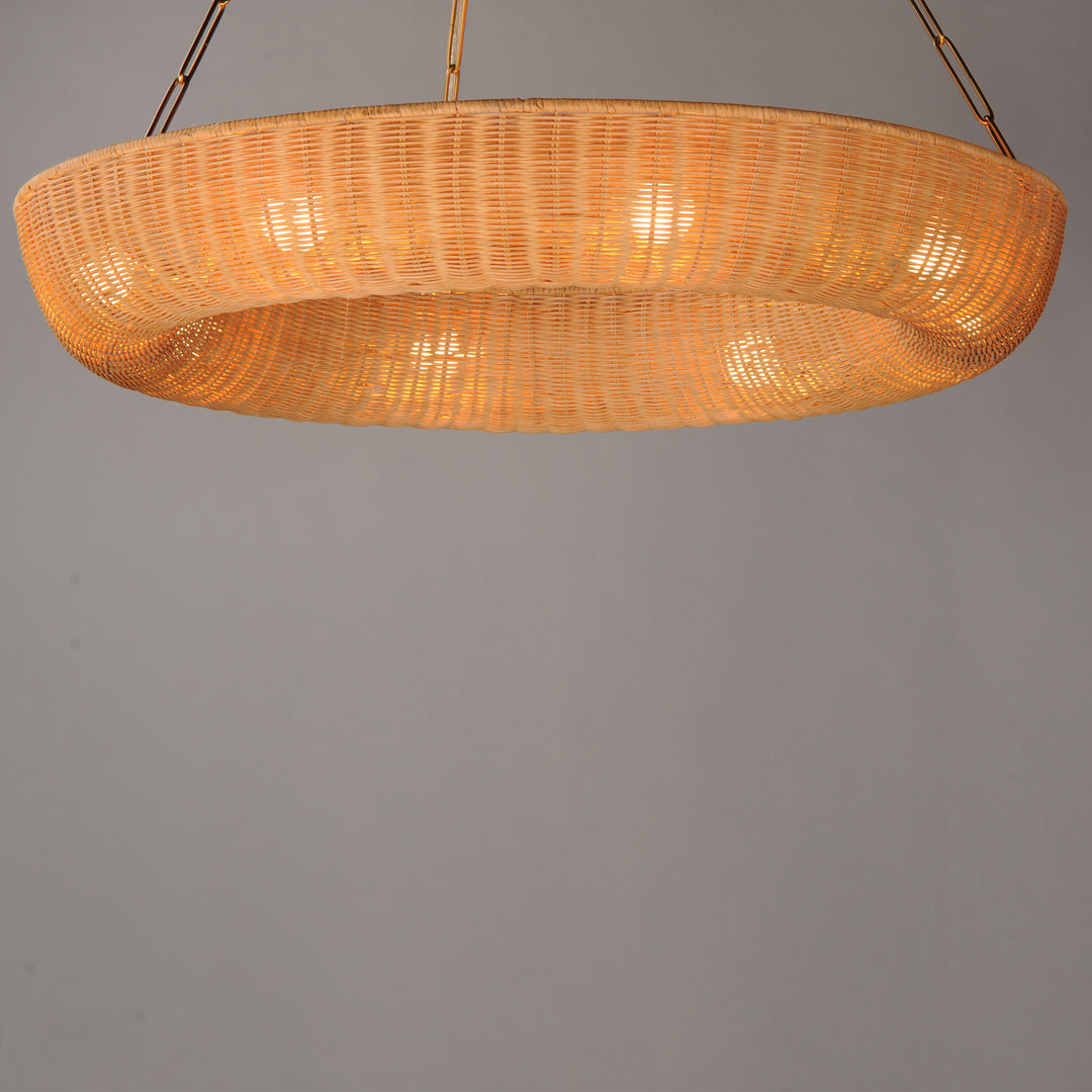 Bower Pendant Natural / Natural Aged Brass alternate view
