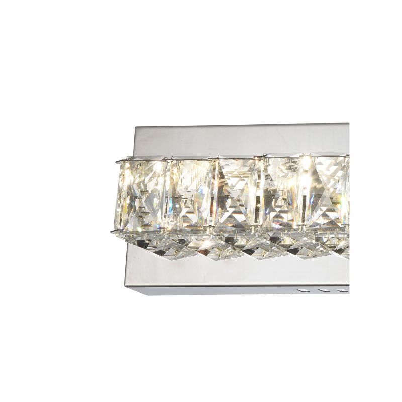 Chrome Crystal Vanity Light (KD19) by Bethel - view 2