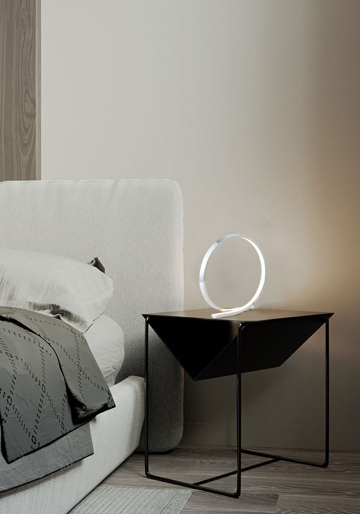 Round LED Table Lamp with Acrylic Diffuser by Bethel - view 5
