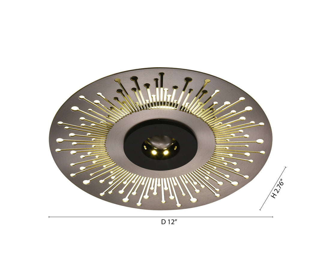 Round Frame LED Wall Sconce by Bethel - view 4