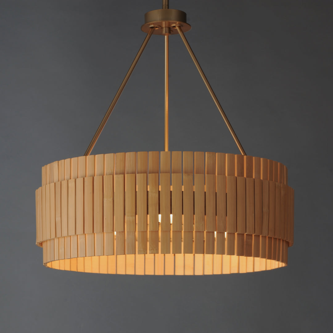 Satori Chandelier Natural / Natural Aged Brass alternate view