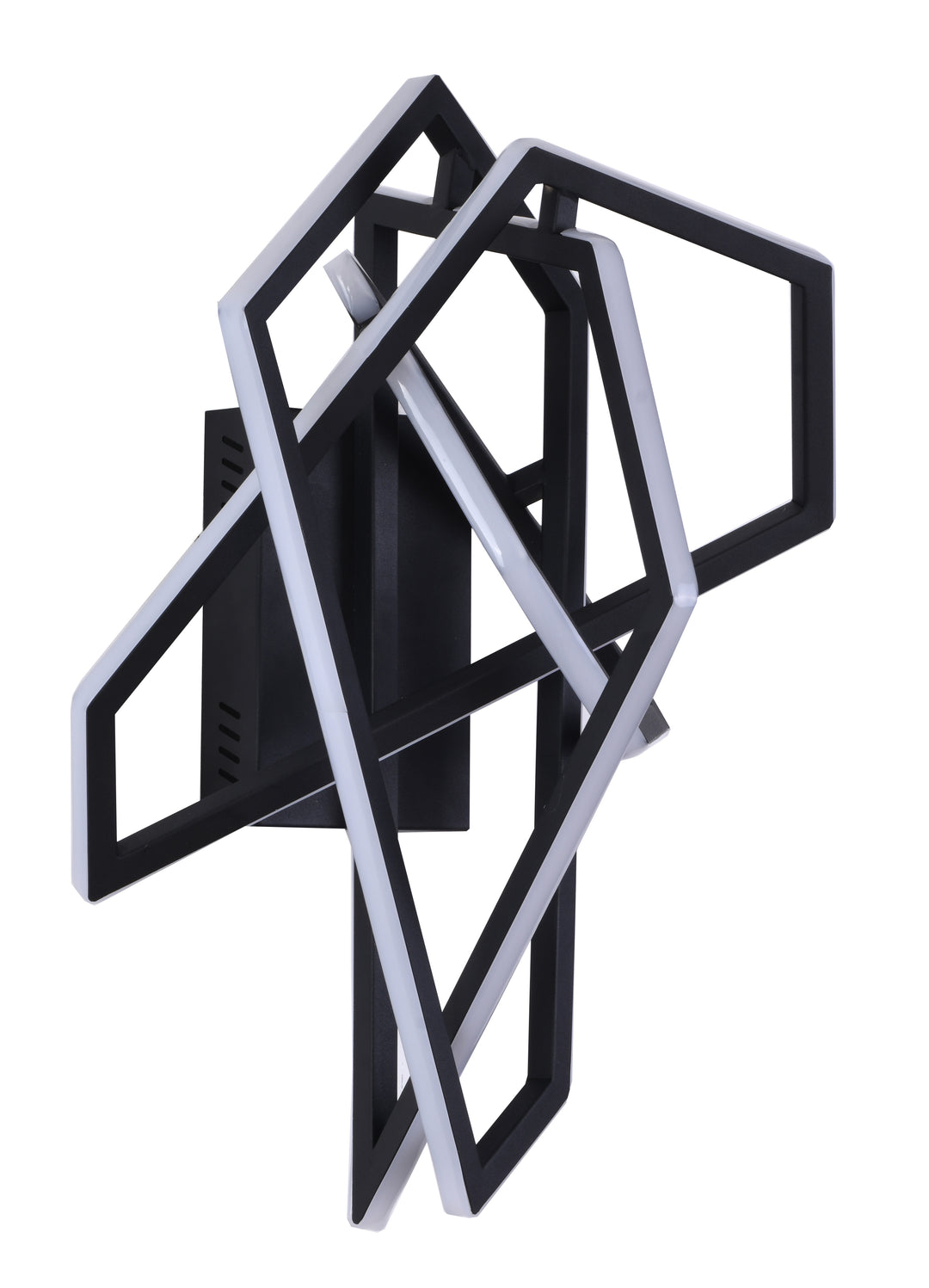 Stainless Steel Geometric Wall Sconce with Acrylic Diffuser by Bethel - view 17