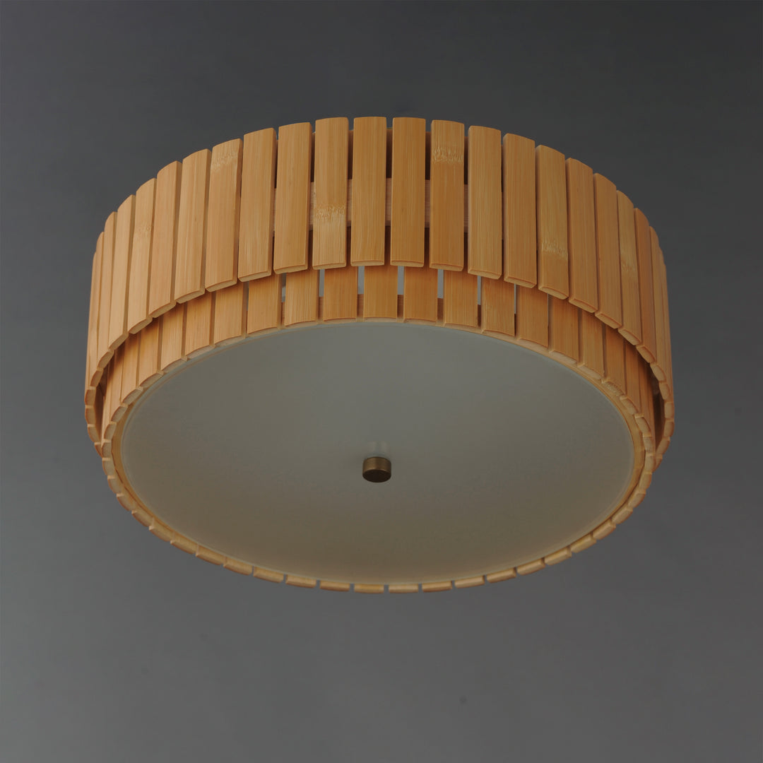 Satori 2-Light Flush Mount Natural / Natural Aged Brass alternate view