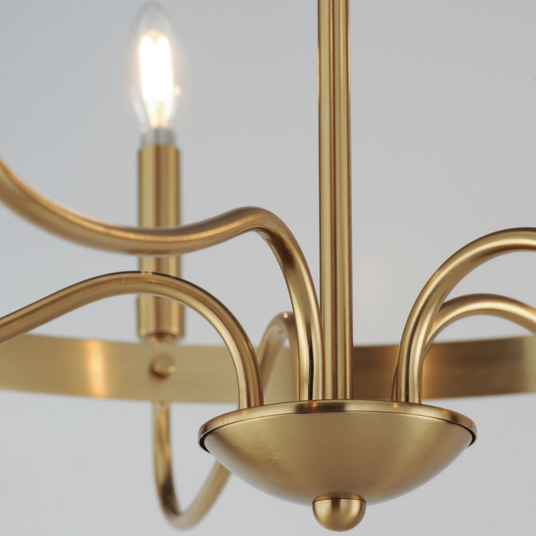 Frankie Chandelier Heritage Brass alternate view