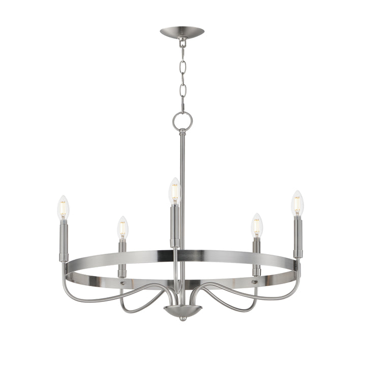 Frankie Chandelier Satin Nickel