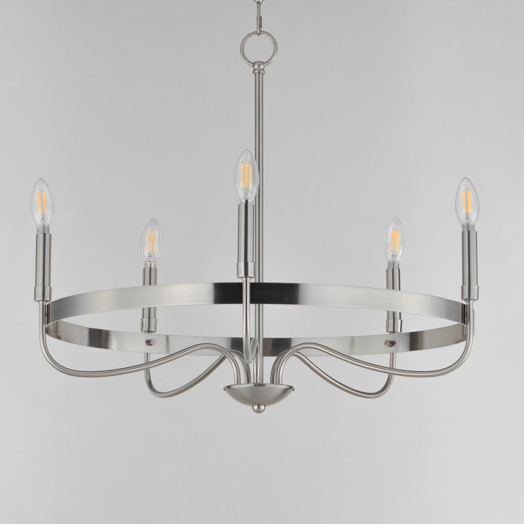 Frankie Chandelier Satin Nickel alternate view