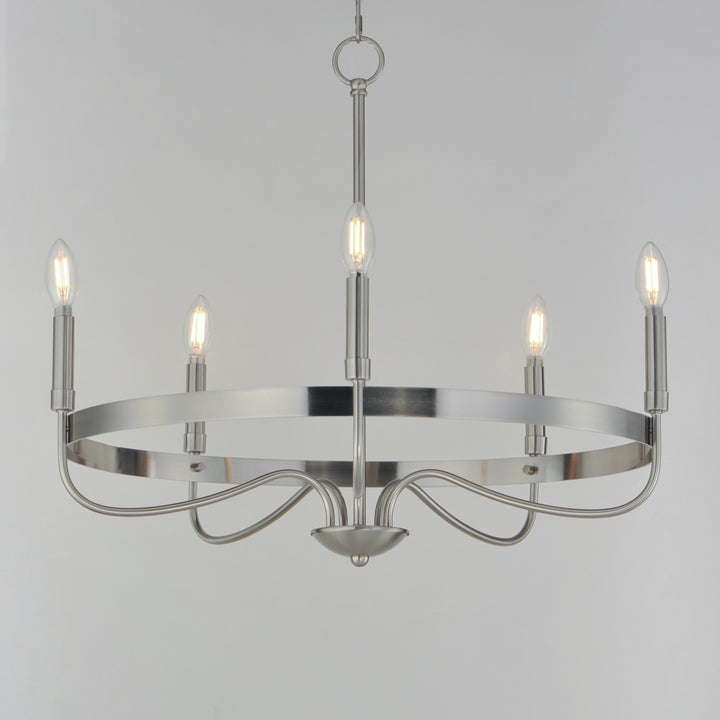 Frankie Chandelier Satin Nickel alternate view