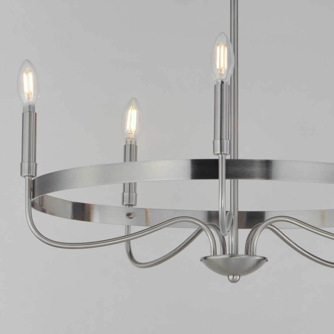 Frankie Chandelier Satin Nickel alternate view