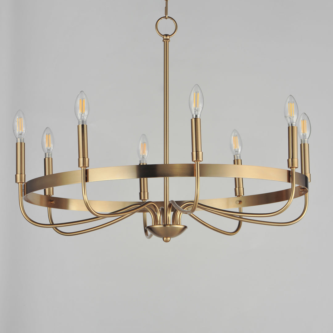 Frankie Chandelier Heritage Brass alternate view