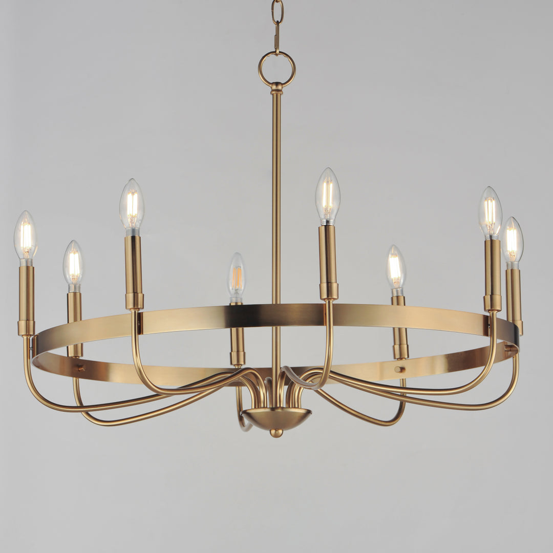 Frankie Chandelier Heritage Brass alternate view
