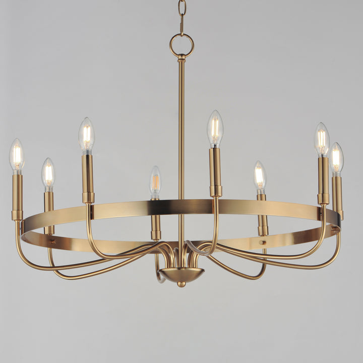 Frankie Chandelier Heritage Brass alternate view
