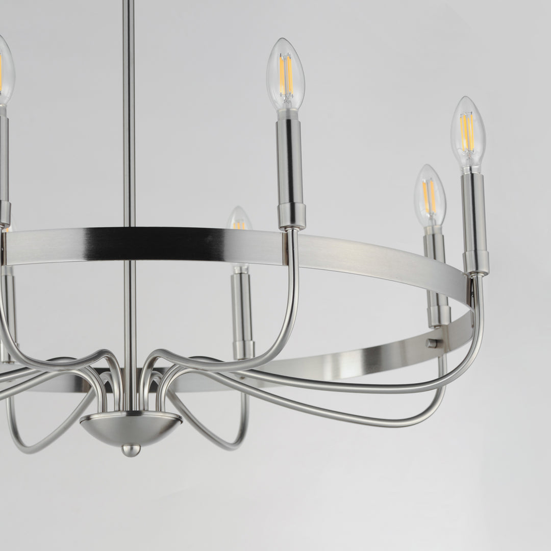 Frankie Chandelier Satin Nickel alternate view