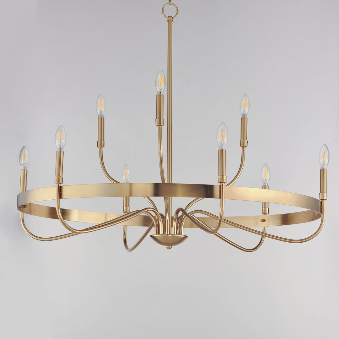 Frankie Chandelier Heritage Brass alternate view