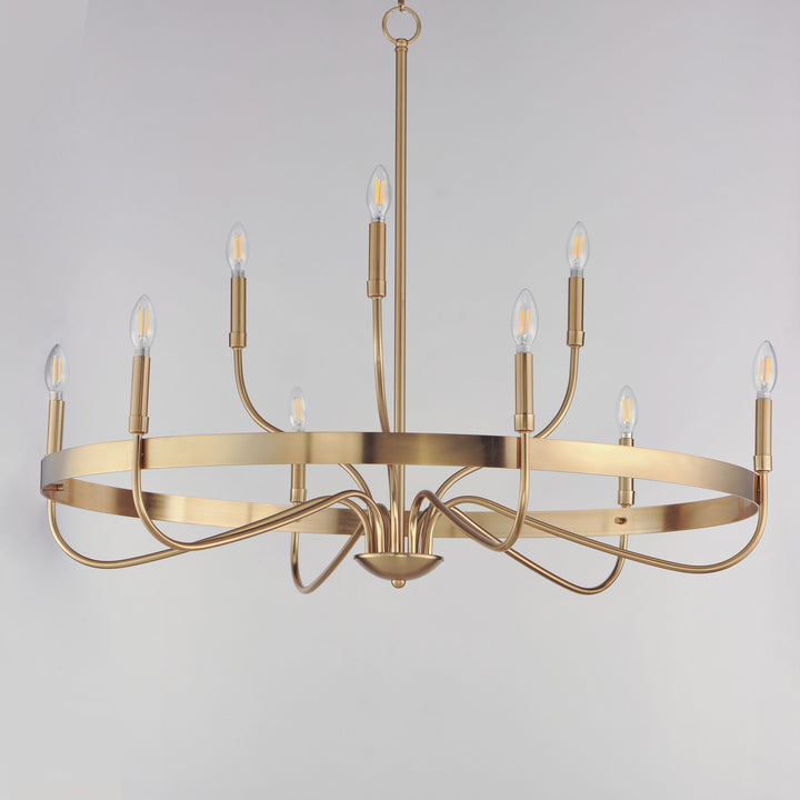 Frankie Chandelier Heritage Brass alternate view