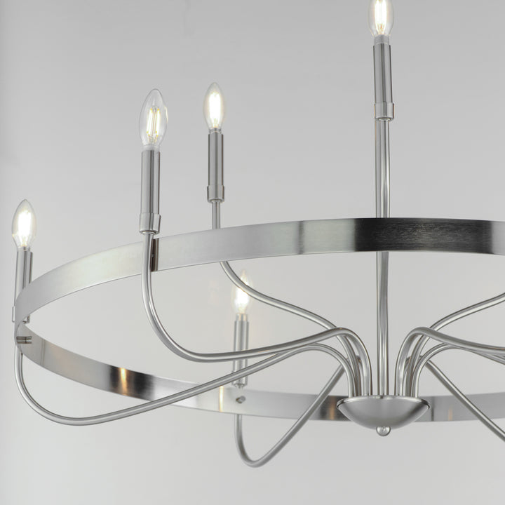 Frankie Chandelier Satin Nickel alternate view
