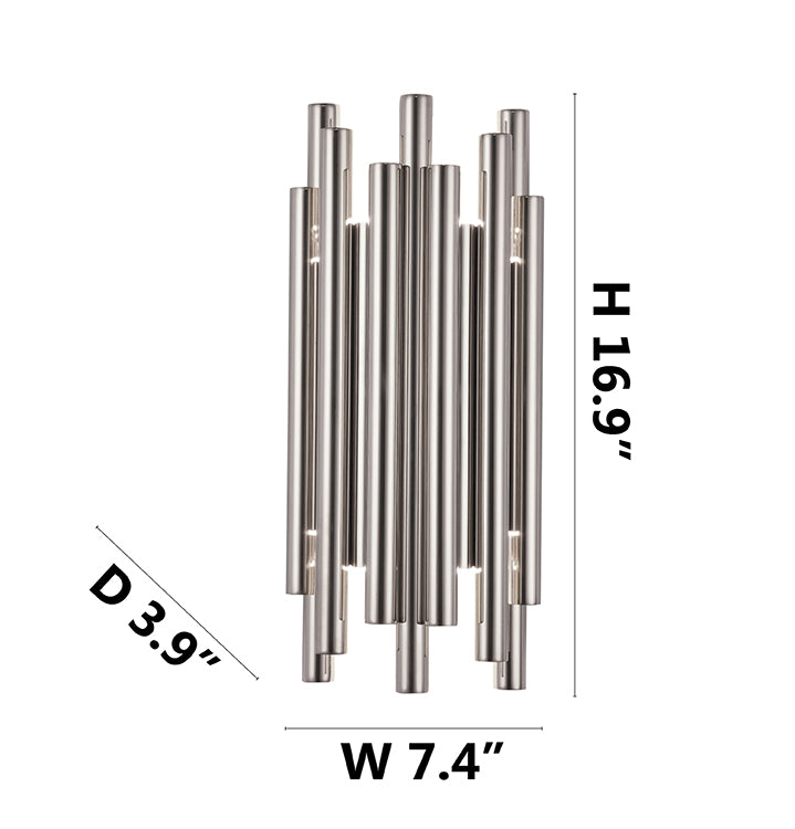 Stainless Steel LED Wall Sconce by Bethel - view 6
