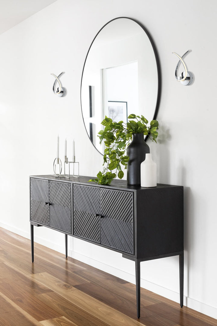 Twisted Arm LED Wall Sconce with Acrylic Diffuser by Bethel - view 4