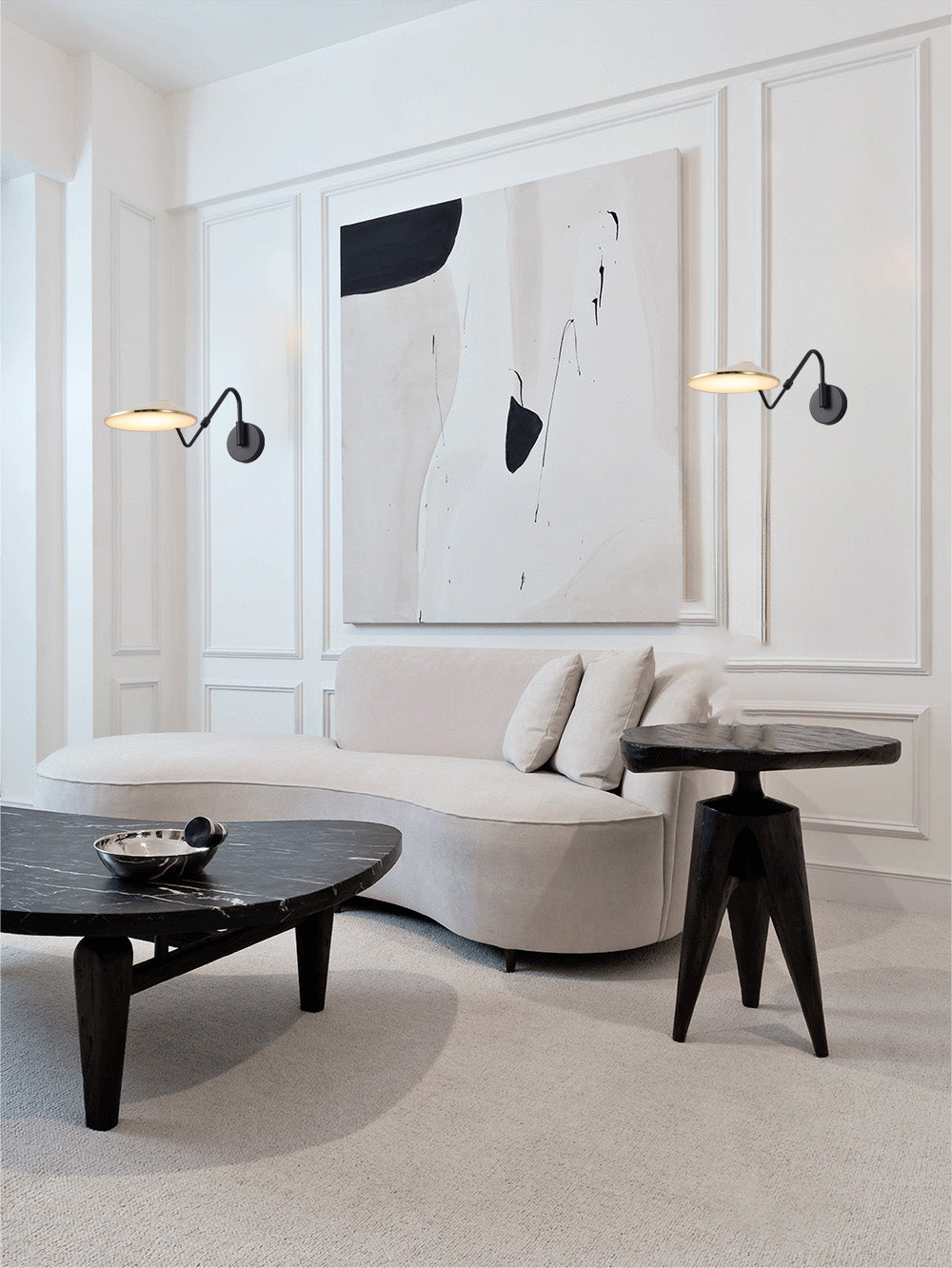 Black Wall Sconce (MU152) by Bethel - view 6