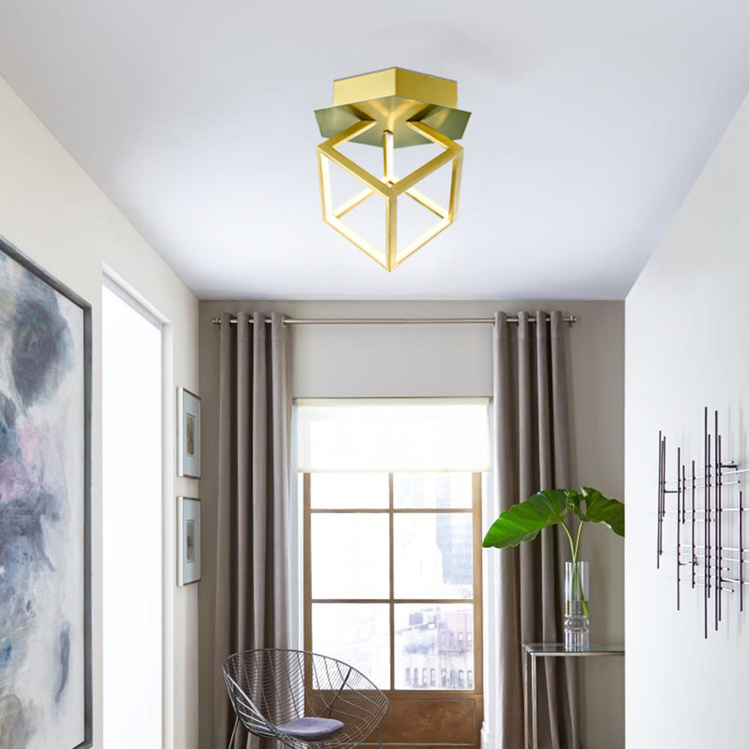 Metal LED Box Light Flush Mount with Acrylic Diffuser Metal: Aluminium