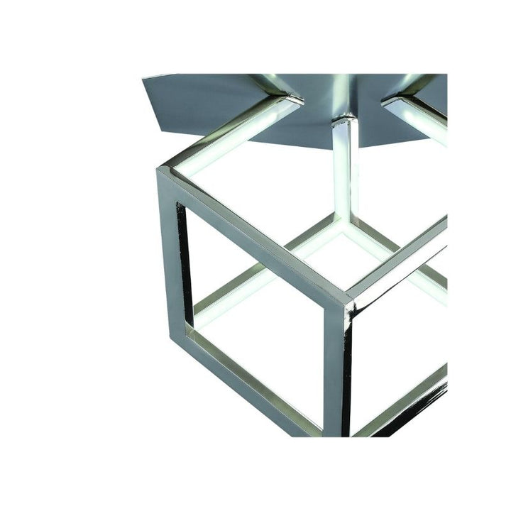 Metal LED Box Light Flush Mount with Acrylic Diffuser Metal: Aluminium