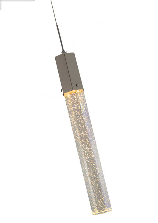 Clear Hexagon Bubble Crystal Pendant Light with Hardware by Bethel - view 11