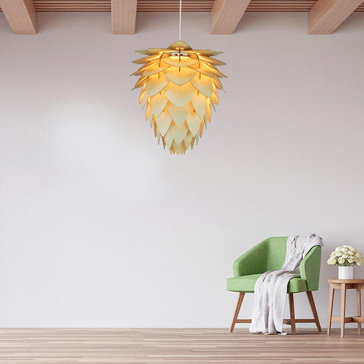 Natural Frame Artichoke Ceiling Fixture by Bethel - view 5