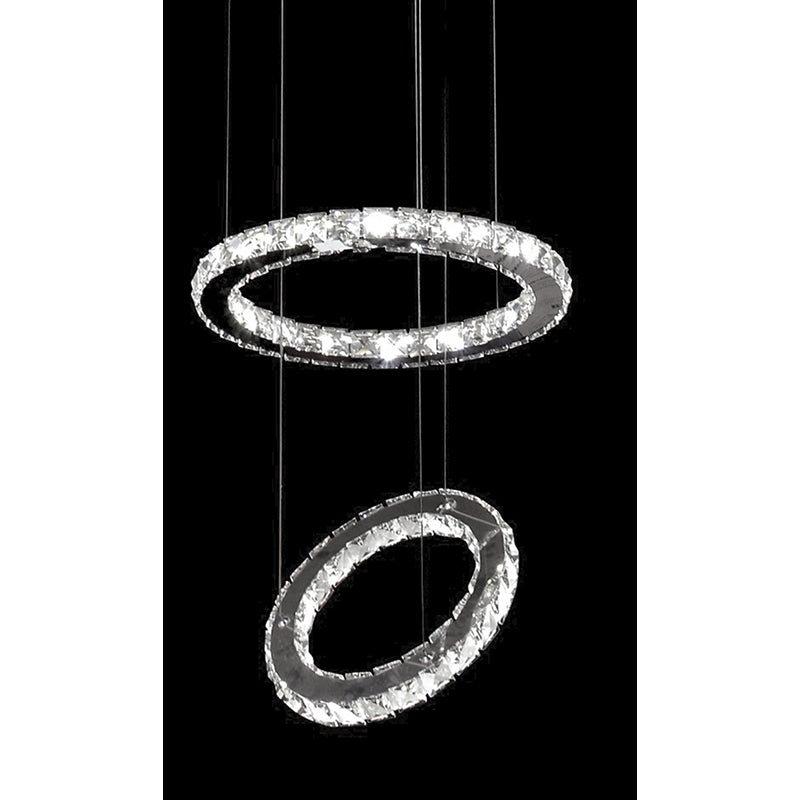 Chrome Crystal Chandelier (JP02) by Bethel - view 2