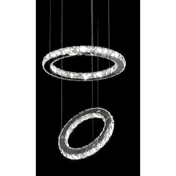Chrome Crystal Chandelier (JP02) by Bethel - view 2