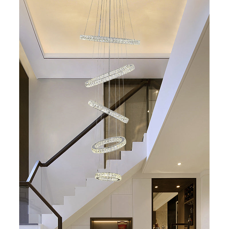 Chrome Crystal Chandelier (JP02) by Bethel - view 3