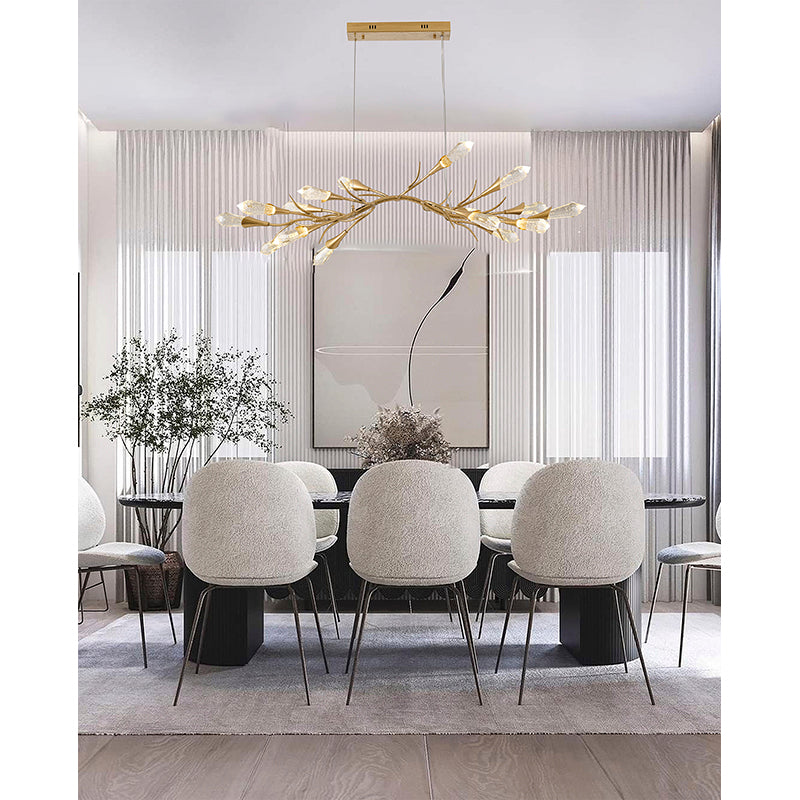 Gold Crystal Chandelier (IMC53) by Bethel - view 7