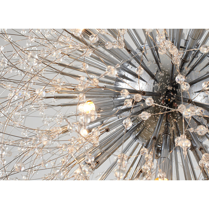 Clear Crystal Firework Chandelier with Hardware by Bethel - view 14