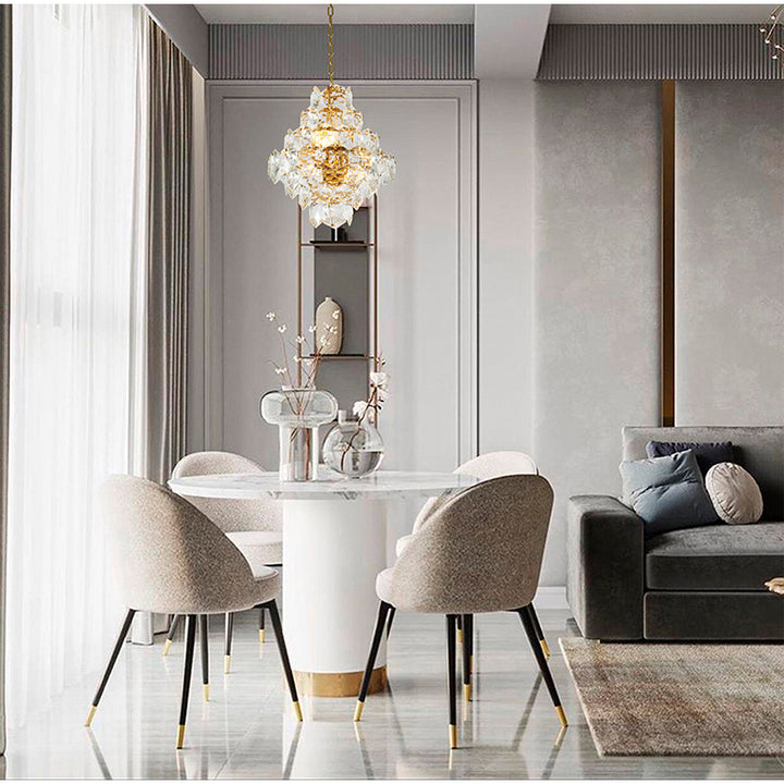 Clear Crystal Chandelier with Hardware (GL438) by Bethel - view 2