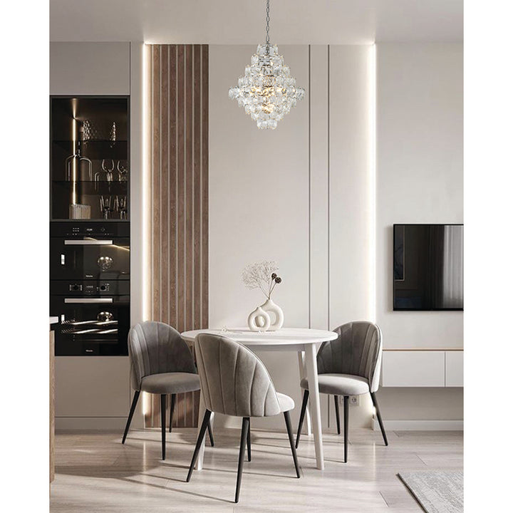 Clear Crystal Chandelier with Hardware (GL438) by Bethel - view 14