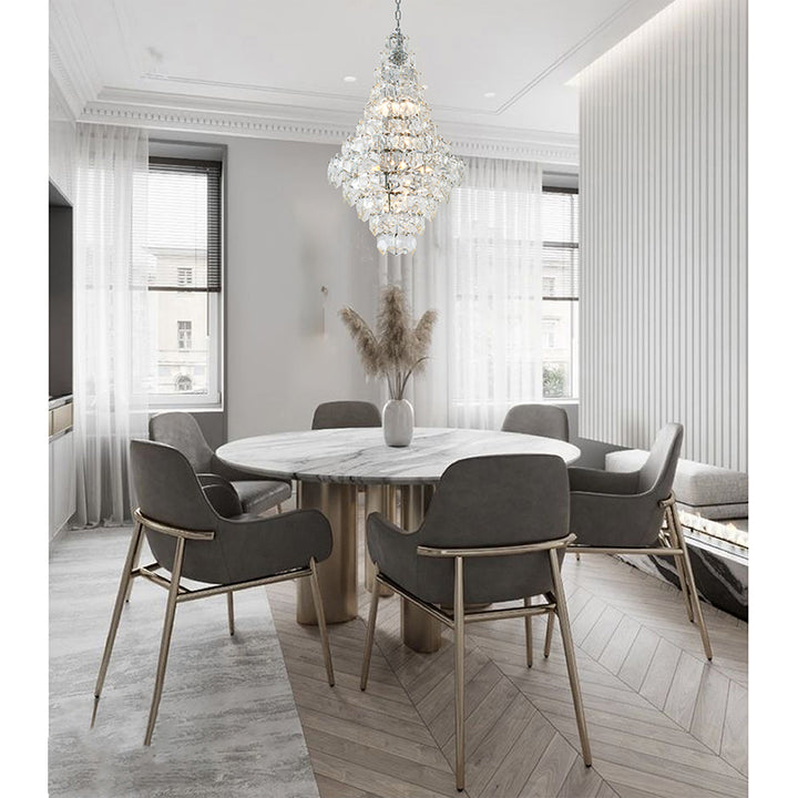 Clear Crystal Chandelier with Hardware (GL438) by Bethel - view 11