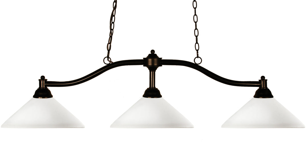 Chance - 3 Light Billiard Light (147BRZ-AMO14)