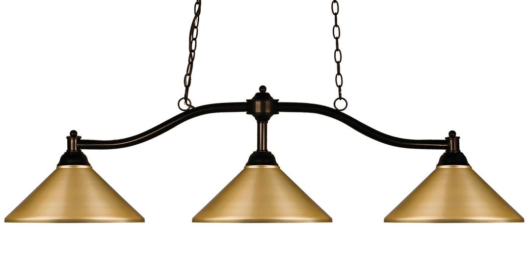 Chance - 3 Light Billiard Light (147BRZ)
