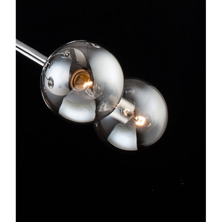 Frame Light Fixture with Glass Globe Balls by Bethel - view 3