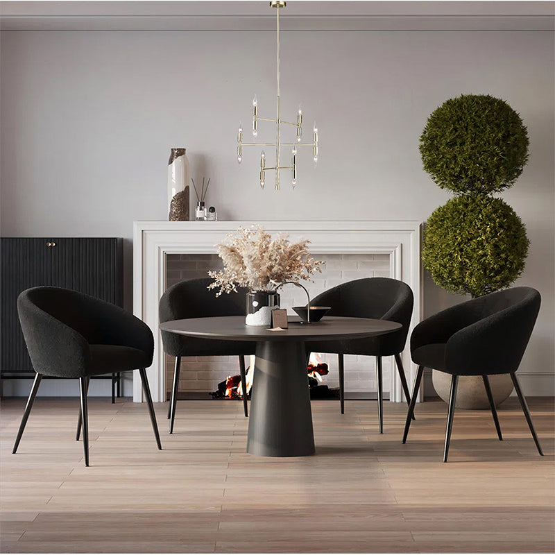Three Tier Chandelier in a Satin Gold Finish by Bethel - view 8