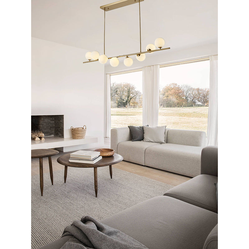 Frame Chandelier with Spiral Glass Shades by Bethel - view 26