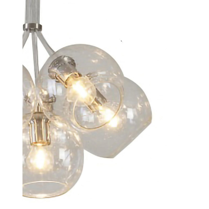 Frame Chandelier with Glass Globe Shades by Bethel - view 8
