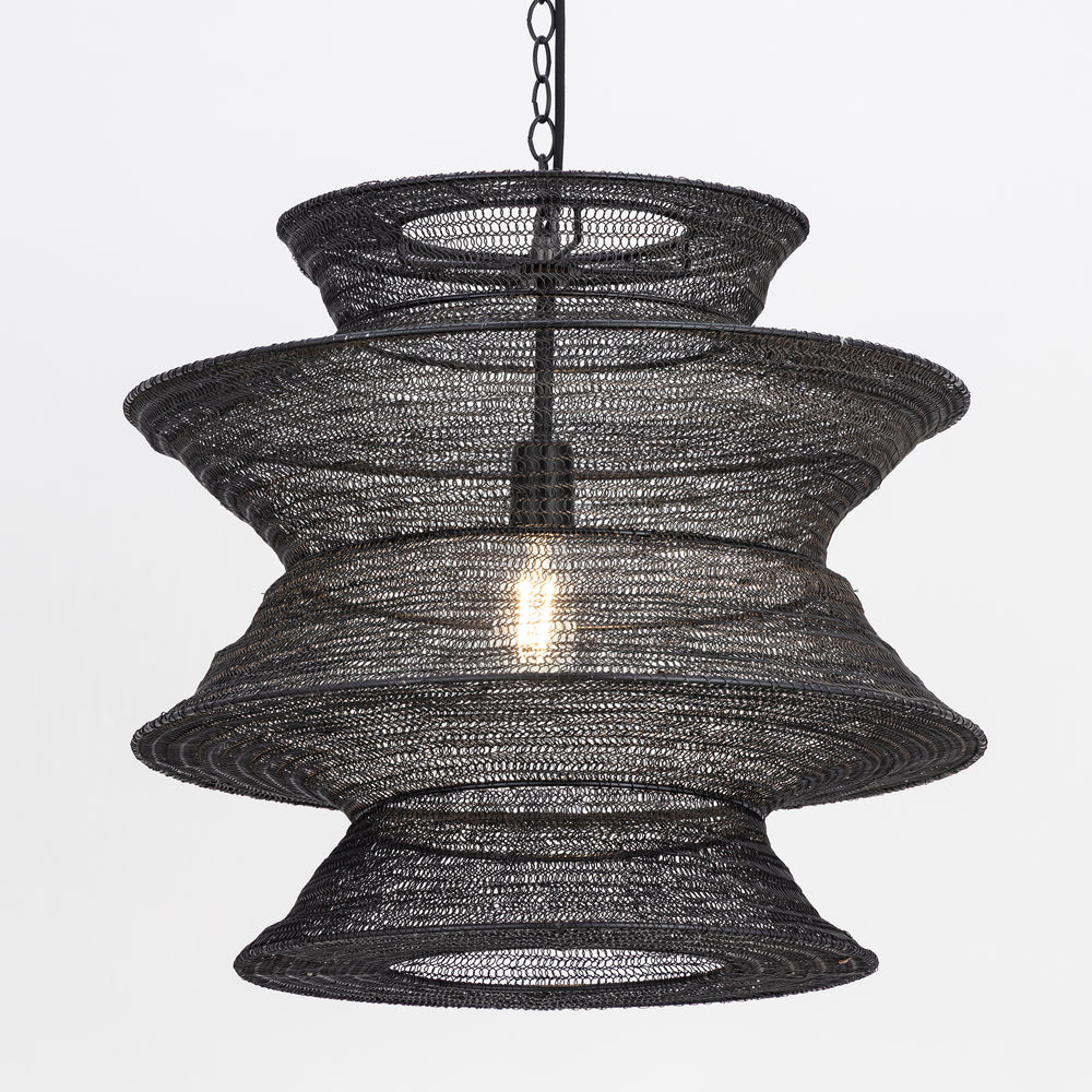 Krabi Large 1-Light Pendant Black alternate view